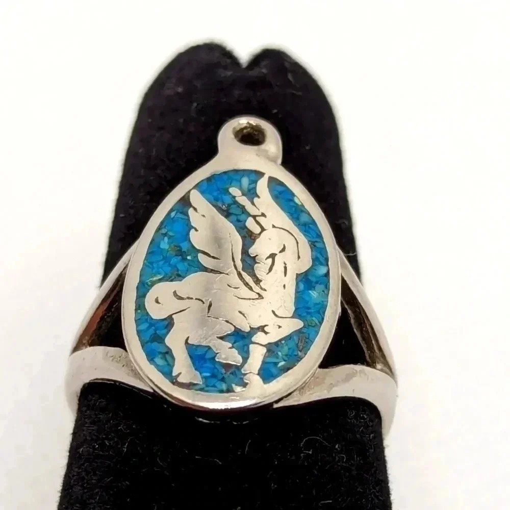 Pegasus turquoise ring